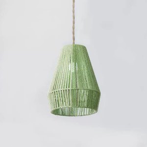 Abat-jour en corde tressée fait main multicolore, accessoire DIY pour la décoration de la maison, des hôtels, des mariages, des fêtes et des célébrations, lampe de table - Product Image 5