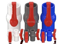 Pabrik Sistem Irigasi Katup Bola PVC Bersertifikasi ISO, Menyediakan Ukuran 1/2"-4", Kontrol Air Manual, OEM, Penggunaan Umum SPRRAIN Press