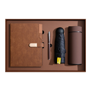 Coffret Cadeau Journal IStapromo avec Logo Personnalisé, Couverture en Similicuir Haute Qualité, Style Bureau Professionnel, Idéal Étudiant - Product Image 5