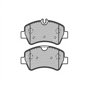 Juego de Pastillas de Freno Delanteras DYNAS PF1192 para Transit Tourneo (Italia) - Product Image 1