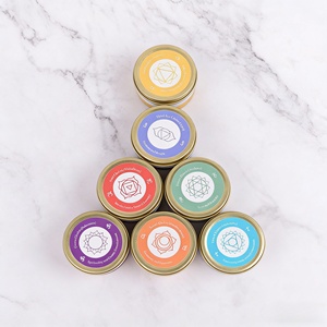 ชุดเทียนหอมเจ็ดจักระสุดหรู พร้อมคริสตัลบำบัดจักระ กลิ่นหอมสำหรับผู้หญิง ใช้สำหรับโยคะและการผ่อนคลาย - Product Image 6