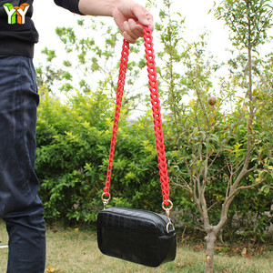 PU leather bag shoulder <b>strap</b> with pressure relief, universal chain with <b>adjustable</b> length, mobile phone lanyard chain, bag - Product Image 5