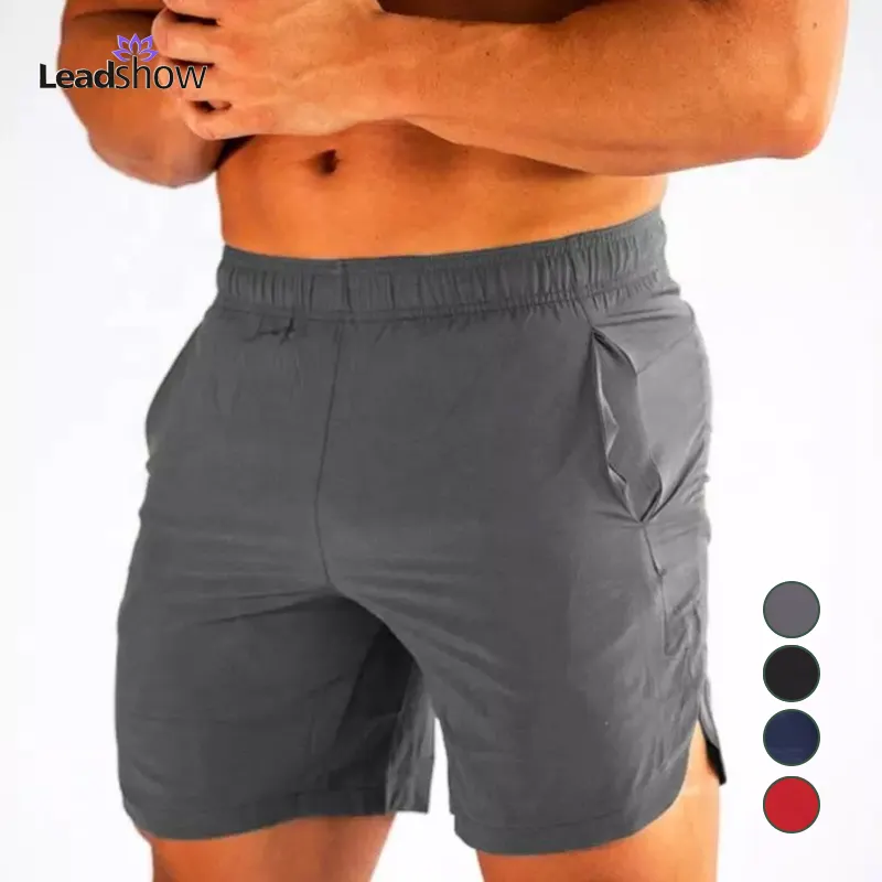 Custom OEM men fit new design slim running shorts light weight fit design shorts with pockets