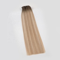 Extension de cheveux humains vierges 100% naturels, Double étiré à clipser, personnalisés, 120g