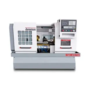 GSK/Fanuc/Siemens/Mitsubishi otomatik yatay CNC torna çerçeve Ck6140