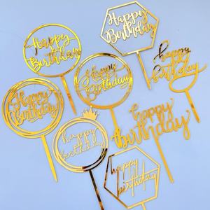 Decorazioni per <span class=keywords><strong>torta</strong></span> di buon compleanno personalizzate in acrilico per la laurea natalizia pasqua Halloween anno nuovo decorazioni per feste forniture - Product Image 4