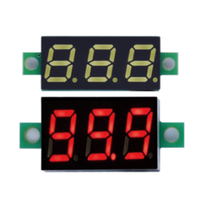 Voltmeter kendaraan listrik dua kabel 5V-120V 36 48 60 72 84 96 tampilan digital DSN-DVM-568HV