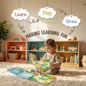 Livre d'activités Montessori pour la petite enfance : Ferme, Dinosaures, Monde marin – Jouet éducatif pour garçons et filles, idéal pour les anniversaires - Product Image 3