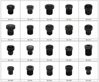 Objectif d'appareil photo d'action en verre 5MP 6G, monture M12, grand angle, ouverture F2.0, objectif optique pour caméra embarquée, DVR de voiture