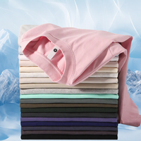 T-shirt à col rond pour homme, respirant, à manches courtes, en coton extensible (73,31 %) et fibres élastiques composites (26,69 %)