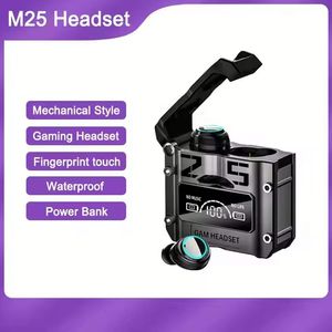 หูฟังไร้สาย M25 TWS แบบแฮนด์ฟรี พร้อมระบบตัดเสียงรบกวน สำหรับเล่นเกมส์และฟังเพลง - Product Image 3