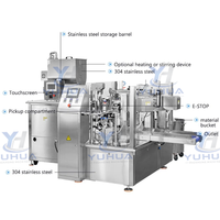 Machine d'emballage automatique YH pour sachets de liquides (chocolat, café) avec buse, 100-1000 ml, pour remplissage et scellage de sachets préformés de boissons