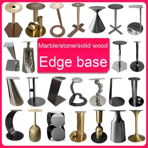 Mesa Auxiliar Personalizable de Acero Inoxidable para Sofá, Soporte de Esquina con Base <span class=keywords><strong>y</strong></span> Patas para Mármol o Pizarra para Sala de Estar - Product Image 2