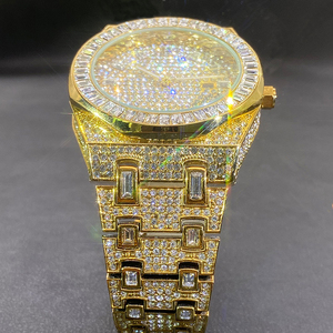 Reloj Mecánico con Movimiento Suizo OEM 3135, con Día y Fecha, para Hombre, Cronómetro de Alta Gama, Diamante Moissanite VVS, Pasa la Prueba del Diamante - Product Image 4