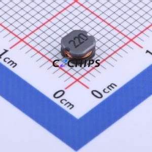 Inducteur de puissance SMD CD42 220M 22UH, 4,5x4mm (Inductance : ) (Précision : 20%) Courant nominal : 600mA - Product Image 1