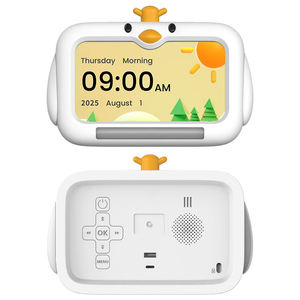 <strong>LED</strong> Night Wake up Light Digital Table <strong>Clock</strong> Desk Sleep Trainer Alarm <strong>Clock</strong> with Calendars for Kids Living Room Charging - Product Image 5