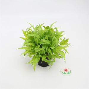 Vendas diretas da fábrica de grama artificial de alta qualidade em vasos de plantas para decoração de móveis, plantas artificiais transfronteiriças. - Product Image 1