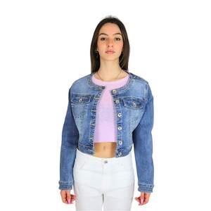 Chaqueta Vaquera Corta Donna Giubotto DKE8235 para Mujer, Ropa Casual - Product Image 1