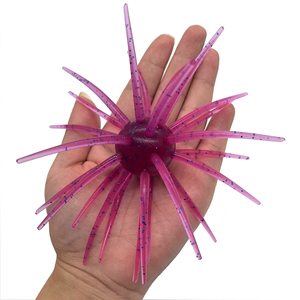 Leurre souple TPE style Coike en forme d'ormeau à pointes 25mm/16g 32mm/25g pour la pêche <span class=keywords><strong>au</strong></span> bar avec montages Ned Rig et <span class=keywords><strong>Drop</strong></span> <span class=keywords><strong>Shot</strong></span> - Product Image 1