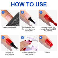 Nouveau Design Premium 15ml Top Coat et Base Coat Vernis à Ongles UV Mat Diamant Super Brillant Gel Top Coat Sans Résidu