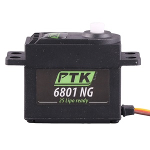 Moteur de direction numérique PTK 6801 NG en plastique pour modèles de bateaux et d'avions à voilure fixe, simulation de direction de robot 40x36x20mm - Product Image 1