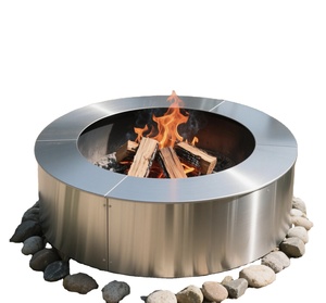 Chimenea de <span class=keywords><strong>Leña</strong></span> Independiente con Gran Recipiente para <span class=keywords><strong>Leña</strong></span>, <span class=keywords><strong>Estufa</strong></span> de Calefacción Interior para Sala de Estar - Product Image 1