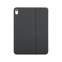 Nouveau clavier mécanique sans fil ergonomique pliable en PU gris 2025 avec étui USB-C pour iPad Air M3/M2 11 pouces, logo personnalisé, ROHS