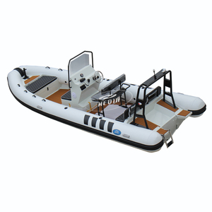 19ft aluminum cabin fishing boat hypalon deep v hull inflatable boat 6m bateau en aluminium