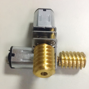 N20 Gear Motor 32mm Frame Copper <b>Worm</b> Output Brushed DC Motor Flange Mount IP54 Totally Enclosed Permanent Magnet - Product Image 3