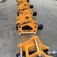 Гидромолот Sanyu SY680 с долотом для экскаваторов 5.0-7.0 тонн, гарантия 1 год, 300 кг, Шаньдун, 1110 мм