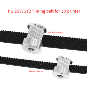 Cinghia di distribuzione della stampante 3D in lega con 16T 20T 40T GT2 2GT pulegge dentata 6mm 10mm 15mm larghezza OEM personalizzabile - Product Image 5
