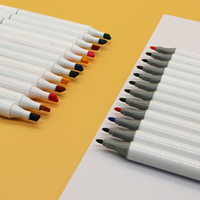 Touchfive — marqueurs à base d'alcool, 24 couleurs, haute qualité, ensemble de stylos marqueurs à double pointe pour croquis