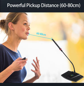 Otomatik kamera izleme ekipmanları kolaylık kongre sistemi ile toptan kablolu tartışma sistemi tavan mikrofon - Product Image 5