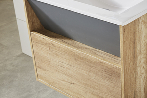Mueble <span class=keywords><strong>de</strong></span> <span class=keywords><strong>Baño</strong></span> Moderno <span class=keywords><strong>con</strong></span> <span class=keywords><strong>Lavabo</strong></span>, Mueble <span class=keywords><strong>de</strong></span> Pared <span class=keywords><strong>con</strong></span> Espejo, Diseño Europeo, Fabricación Propia - Product Image 3