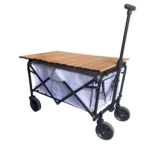 New Picnic Folding Multipurpose Utility Outdoor Camping Garden Cart <b>Trolley</b> <b>Foldable</b> <b>Trolley</b> Beach Wagon Hand Cart with Wheels - Product Image 1