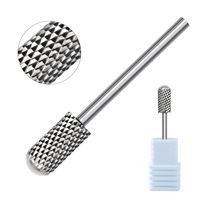 Outil professionnel pour le soin des ongles, poudre de gel poly, embouts de meulage pour enlever le gel, embouts de meulage en tungstène de 3/32 pouces