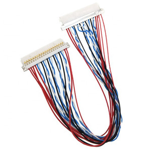 Cable de Conversión LVDS de la Serie DF19 con Espaciado de 1, Personalizado de Fábrica, Arnés de Cableado Hirose de 20 pines DF19-20S-1C a DF19-20S-1C - Product Image 3