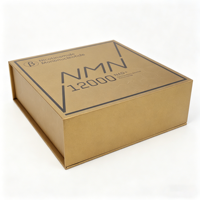 Boîte magnétique haut de gamme en forme de livre, emballage rigide personnalisé avec logo imprimé pour parfums, cosmétiques, bijoux, emballage de luxe