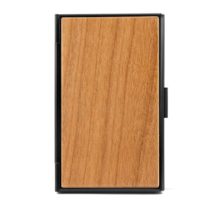 Porte-cartes de visite en bois massif fait main de luxe personnalisé, impression typographique, taille standard, conception OEM, 100 % <span class=keywords><strong>cadeau</strong></span> - Product Image 6