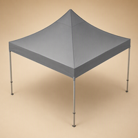 Tonnelle pliable pour exposition sportive en extérieur 3x3m, tente instantanée, imperméable, en PVC enduit, avec structure en acier, portable et facile à transporter