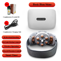 Ceinture de massage électrique automatique chauffante Shiatsu avec pierres vibrantes pour le dos, les épaules, la taille et l'abdomen