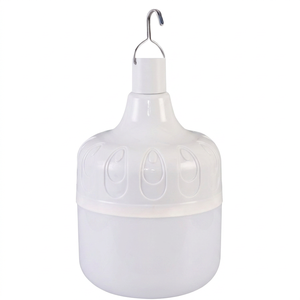 LED 50W <b>USB</b> <b>Rechargeable</b> Emergency Bulb DC5V-6V Diameter 95mm ABS+PP Material Built-in Lithium Battery 1800mA 3 Level Dimmable - Product Image 1