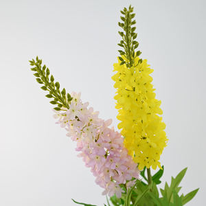 Fleur artificielle réaliste en soie de 88 cm, queue de renard bleu lys, pour bougies de désert, décoration florale intérieure, bouquet de mariée, fête - Product Image 3