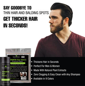 Nouveauté : <span class=keywords><strong>Spray</strong></span> Couvre-<span class=keywords><strong>Racines</strong></span> Rapide et Poudre Correctrice <span class=keywords><strong>pour</strong></span> Cheveux Fins, Moustache Bouclée et Fibres Capillaires Texturisantes - Product Image 6