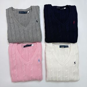 Maglione di Alta Qualità in Puro <span class=keywords><strong>Cotone</strong></span> con Scollo a V, Stile Coreano con Ricami e Maniche Lunghe per <span class=keywords><strong>Donna</strong></span>, Primavera e Autunno - Product Image 3