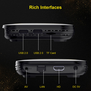 Boîtier TV Android HK1 Rbox H8S Allwinner H618 avec 4 Go de DDR3, 32 Go de ROM, Android 12, double Wifi, prise en charge du décodage vidéo 6K, lecteur <span class=keywords><strong>IPTV</strong></span> - Product Image 6