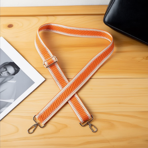 Cinghia in tessuto da 4 cm arancione per borsa a tracolla - Product Image 2