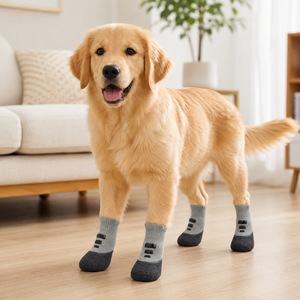 Chaussettes antidérapantes <span class=keywords><strong>pour</strong></span> <span class=keywords><strong>chien</strong></span> <span class=keywords><strong>avec</strong></span> semelle en caoutchouc <span class=keywords><strong>imperméable</strong></span>, chaussures tricotées <span class=keywords><strong>pour</strong></span> animaux de compagnie, protection des <span class=keywords><strong>pattes</strong></span> <span class=keywords><strong>pour</strong></span> chiens - Product Image 3
