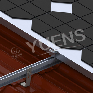 بلاط معدني من مصنع Yuens OEM قابل للتعديل من الألومنيوم والشمس المقاوم للصدأ إكسسوارات قوس للنظام الكهروضوئي