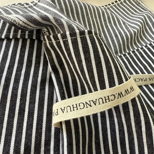 BSCI Custom Stripe Portable Travel Cosmetics Wash Makeup <b>Bag</b> Stripes Large Toiletry Pouch Cotton Canvas Envelope Make up <b>Bag</b> - Product Image 4